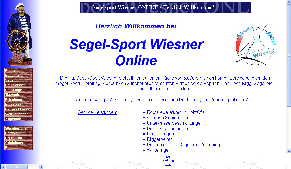 Segelsport Wiesner Screenshot